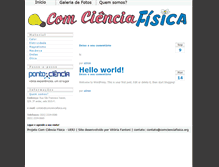 Tablet Screenshot of comcienciafisica.org